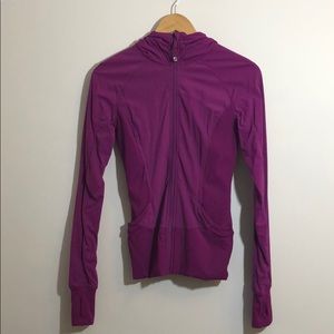 Lululemon track jacket with hoodie